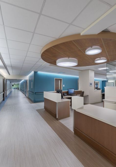 Health Architecture, Healthcare Snapshots, Winchester Virginia, Healthcare Interior Design, Medical Office Design, Reception Desk Design, Corridor Design, Nurses Station, Healthcare Architecture