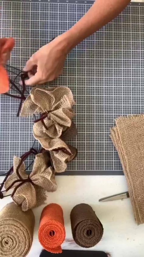 Making A Burlap Wreath, Burlap Deco Mesh Wreath Diy, Fall Wreaths With Burlap, Christmas Fabric Heart Wreath, Burlap Ruffle Wreath Tutorial, Easy Deco Mesh Wreath, Different Wreath Styles, Hearts And Halos Designs By Sherry, 5 Inch Burlap Wreath Diy