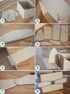 Cardboard Airplane, Diy Cardboard Toys, Diy Newborn Photography, Planes Birthday, Photo Props Diy, Airplane Birthday Party, Cardboard Toys, Cardboard Box Crafts, Desain Quilling