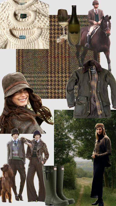 #british #country #countryaesthetic English Country Outfits Women, Out Of Africa Style, English Countryside Fashion, English Country Fashion, Horse Girl Aesthetic, Countryside Outfit, Country Outfits Women, Countryside Fashion, British Country Style