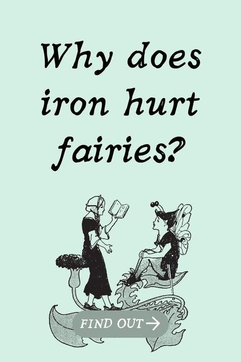 Learn about the history of why iron hurts fairies in folk tales throughout history. Fae Folk Aesthetic, Fairy Facts, Fairy Star, Fairy History, Norse Folklore, Fairy Folk, Fairy Folklore, Fae Mythology, Folk Lore