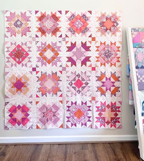 Buttercup Blossom Quilt PDF Pattern - Etsy Denyse Schmidt Quilts, Pixelated Quilt, Blossom Quilt Pattern, Floral Quilt Patterns, Throw Quilt Pattern, Blossom Quilt, Bed Quilt Patterns, Jelly Roll Quilt, Fat Quarter Quilt Pattern