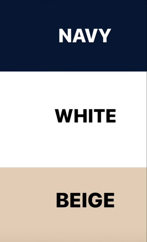 Cream Colour Outfit For Women, Best Outfit Colour Combination, Beige Color Match Outfit, Navy And Beige Color Palette, Beige Color Combo Outfit, Classy Colour Combination, Navy White Color Palette, Old Money Color Combination, Classy Color Combinations