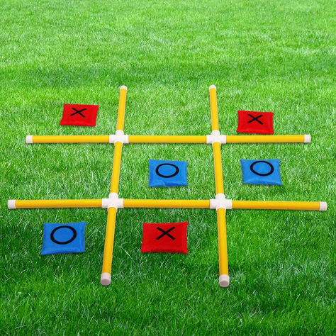 OTTARO Giant Tic Tac Toe Game Outdoor Indoor for Family, Outdoor Bean Bag Toss Game for Adults and Kids(3ft x 3ft) Yard Olympics, Giant Tic Tac Toe, Yard Games For Kids, Outdoor Games Adults, Bean Bag Games, Outside Games, Game For Adults, Bean Bag Toss Game, Games For Fun