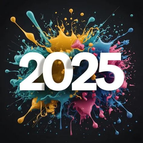 Free Stylish 2025 New Year Image 2025 New Year Design, Happy New Year Creative, 2025 Logo, New Year Image, Happy New Year Hd, Happy New Year Fireworks, New Year Background, Happy New Year Pictures, Happy New Year Gif