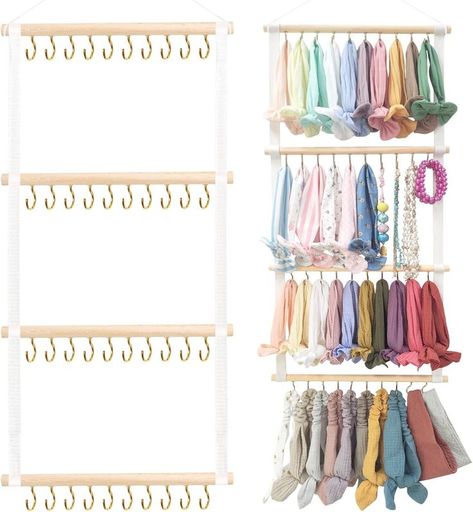 Headband Holder for Girls Baby Headband Organizer Head Bands Hair Accessories Display Organizer Wall Hanging Decor for Nursery Toddler Girl Room Baby Headband Holders, Hair Accessories Display, Headband Storage, Closet Storage Accessories, Decor For Nursery, Hair Bow Organizer, Headband Organizer, Hair Accessories Storage, Bow Organizer