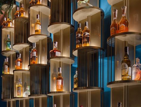 Marocana | Loft Buro | Media - Photos and Videos | Archello Whisky Regal, Bar Lounge Design, Bar Counter Design, Architecture Restaurant, Liquor Shop, Bar Interior Design, Luxury Bar, 카페 인테리어 디자인, Counter Design