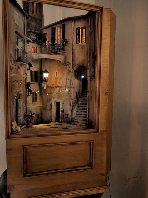 Room Box Miniatures, Shadow Box Art, Deco Originale, Miniature Rooms, Tiny World, Library Design, February 19, Book Nook, Miniature Houses