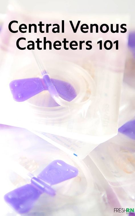 Central Venous Catheters 101. This episode discusses the basic information the bedside nurse should know related to central lines or central venous catheters. #FreshRN #nurse #nurses #CVC's #centralvenouscatheters #PIVs #centrallines Central Venous Catheter, Central Line, Nursing, Quick Saves