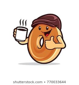 Bagel Stock Vectors, Images & Vector Art | Shutterstock Coffee Poster Design, Logo Styles, Coffee Vector, Logo Face, Art Painting Tools, Food Logo Design, Logos Inspiration, Coffee Logo, Donut Shop