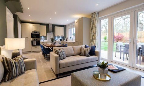 New House for Sale | Grace Fields at Hilton Grange, Halewood | Cambridge | Redrow Kitchen Diner Family Room, Redrow Homes, Bungalow Extensions, Cambridge House, Poppy Fields, Separating Rooms, Safe Neighborhood, 4 Bedroom House, Kitchen Diner