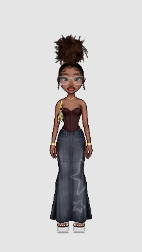 Imvu Characters, Fashion Dress Up Games, Imvu Outfits Ideas Cute, Everskies Outfits, Bratz Inspired Outfits, Fashion Gal, Dressy Casual Outfits, Black Femininity, Easy Trendy Outfits