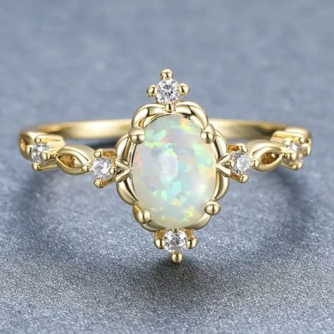 New White Opal Oval Stone Engagement Ring Lovely Women's Ring Charming Women's Wedding Ring. This Is A New Unbranded Fashion Costume Jewelry Ring. Bohemian Engagement Ring, خواتم خطوبة, Promise Rings Vintage, Costume Jewelry Rings, Oval Engagement, Opal Engagement, Engagement Rings Oval, Stone Engagement Rings, Womens Wedding Bands