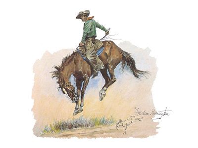 Sunfisher by Remington Bucking Horse, Frederic Remington, Western Artwork, Wilde Westen, Cowboy Art, Tropical Art, Arte Animal, Arte Fantasy, American West