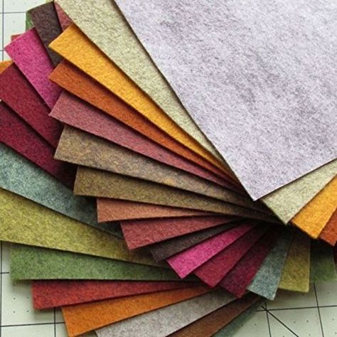 Ultimate Guide to Craft Felt Material Felt Sheets, Fall Table Decor, Felt Material, Felt Applique, Wool Applique, Love Sewing, Mix Color, Arts And Crafts Supplies, Felt Fabric