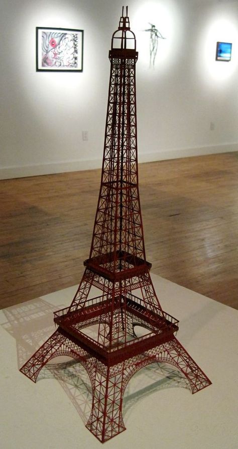 Artifacture - Eiffel Tower Cardboard Eiffel Tower Diy, Eiffel Tower Cardboard, Eiffel Tower Blueprint, Eiffel Tower Craft, Eiffel Tower Paper Model, Eiffel Tower Drawing, Eiffel Tower Sculpture, Eiffel Tower Decorations, Tower Models