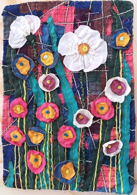 Fabric Mixed Media, Cradle Of Civilization, Pure Beauty, Cold Porcelain, Mixing Fabrics, Colorful Paintings, Metal Earrings, Flowers And Leaves, Acrylic Colors