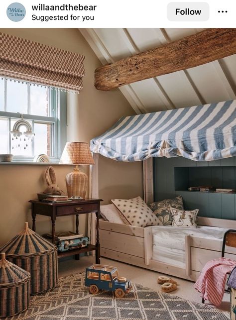 Vintage Kids Bedroom, Rory Room, Sims Hilditch, British Interior, Tiny People, Country House Design, Dream Future, Children's Bedrooms, Cottage Bedroom