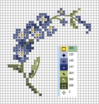 Minecraft flowers pattern