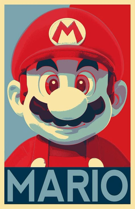 Mario Illustration, Mario Design, Game Image, Hope Poster, Super Mario Art, Super Mario Brothers, Mario Art, Pop Art Posters, Funny Phone Wallpaper