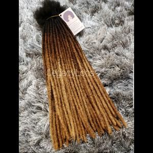 Loc Extensions Permanent, Permanent Dreadlock Extensions, Honey Blonde Ombre, Micro Braids Hairstyles, Blonde Dreads, Dread Braids, Natural Hair Stylists, Loc Extensions, Dreadlock Hairstyles For Men