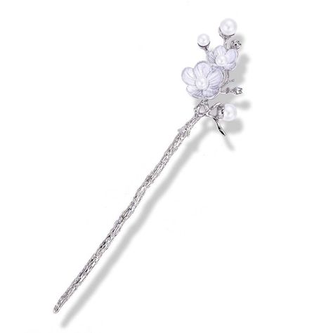 Pearl Hairpin, Hairpin Accessories, Hair Accessories Pins, Ancient Costume, Wedding Hair Headband, Crystal Bridal Tiaras, Kimono Yukata, Look Formal, Purple Jade