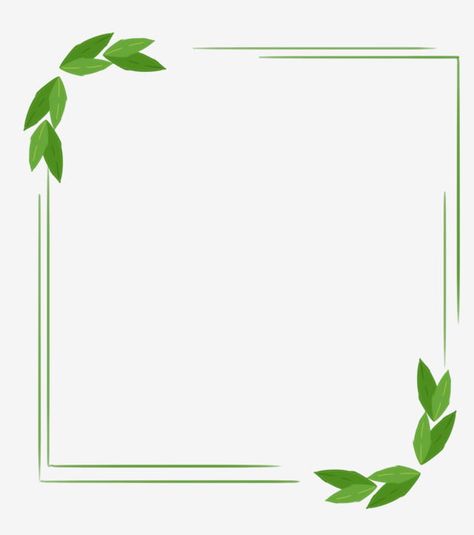 Poster Border Design, Green Border Frame, Green Border Design, Aesthetic Border, Cartoon Frame, Frame Cartoon, Aesthetic Frame, Green Png, Border Clipart