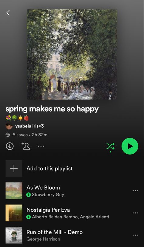 Peaceful Playlist Names, Music Playlist Aesthetic, Summer Spotify Playlist Names, Spring Playlist Names, Spring Playlist Cover, Spring Playlist Songs, Spring Spotify Playlist Cover, Spotify Aesthetic Playlist, Spring Spotify Playlist