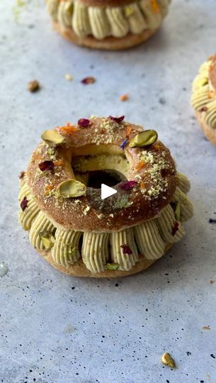 Craquelin Recipe, Roasted Pistachios, Dried Flower Petals, Whipped Ganache, Pop Cupcakes, Lemon Syrup, Paris Brest, Choux Pastry, Egg Yolks