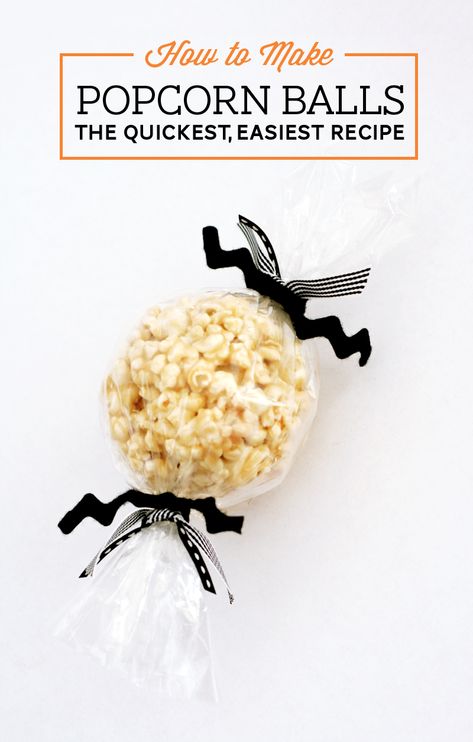 Easiest Popcorn Balls Recipe Popcorn Ball Recipe, Popcorn Balls Recipe Easy, Popcorn Ball, Jul Kaka, Popcorn Balls Recipe, How To Make Popcorn, Popcorn Recipes Caramel, Halloween Popcorn, Popcorn Treats