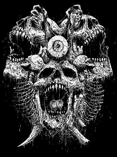 Metal Drawing, Horror Drawing, Black Metal Art, Desain Buklet, Metal Tattoo, Creepy Tattoos, Type Illustration, Forex Market, Tattoo Black