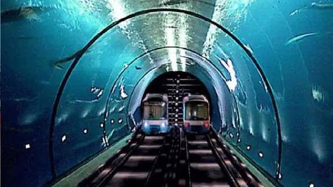 Underwater Tunnel, Tunnel Boring Machine, Train Tunnel, Water Flood, Metro Rail, Speed Rail, High Speed Rail, Train Route, Indian Railways