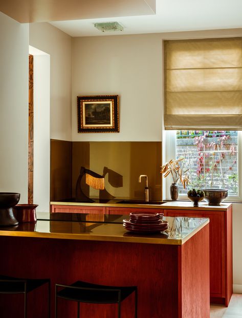 Dutch Apartment, Chinoiserie Interior, Collectors Home, Dark Wood Table, Amsterdam School, Kitchen Studio, Amsterdam Houses, Palace Interior, Concrete Houses