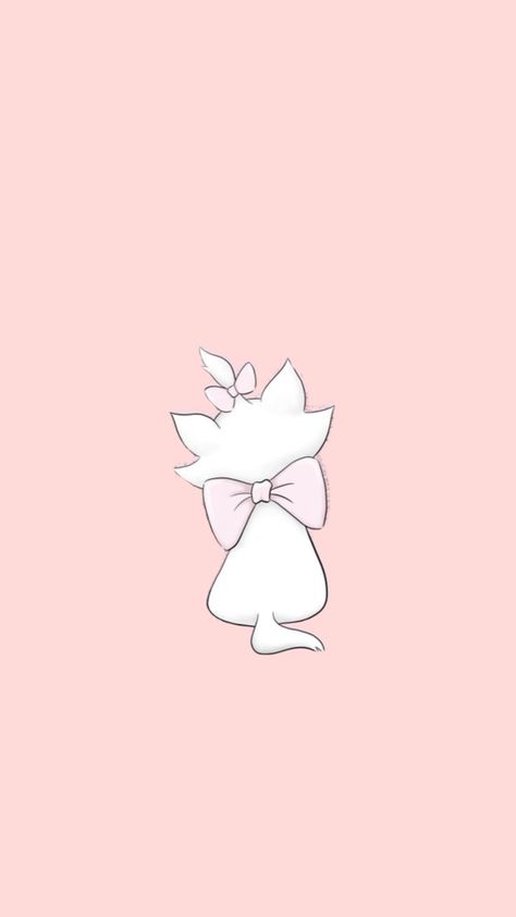 Marie from aristocats on pink background, very aesthetic wallpaper Pink Disney Wallpaper, Disney Pink Aesthetic, Pink Disney Aesthetic, Princess Disney Aesthetic, Aristocats Wallpaper, Wallpaper Disney Princess, Marie From Aristocats, Aesthetic Wallpaper Pink, Pink Wallpaper Desktop