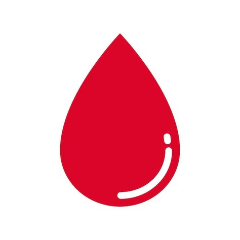 Red drop blood icon illustration | Premium Vector #Freepik #vector #logo #design #medical #cartoon Blood Drop Icon, Logo Design Medical, Period Icon, Blood Illustration, Blood Icon, Medical Cartoon, Blood Group, Pic Pic, Blood Drop