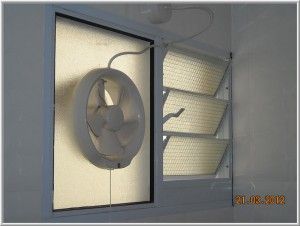 Exhaust Fan Bathroom Window, Bathroom Ventilation Ideas, Bathroom Exhaust Fan Ideas, Bathroom Ventilation Window Design, Ventilation Window Design, Window Ventilation, Small Bathroom Window, Bathroom Vent, Louvre Windows