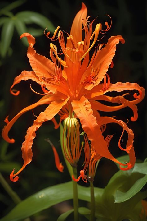 Gloriosa Flowers, Gloriosa Superba, F1 Girl, Gloriosa Lily, Exotic Flowers, Bentley, Lily, Paint, Flowers