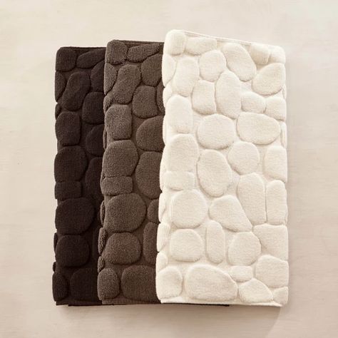 Privet House Supply — HOUSEKEEPING Bath Mats Bathroom Ideas Modern, Bath Mat Aesthetic, Aesthetic Bath Mat, Pebble Bath Mat, Paint Color Combos, Luxury Bath Mats, Modern Bath Mat, Apartment Stuff, Bamboo Bathroom