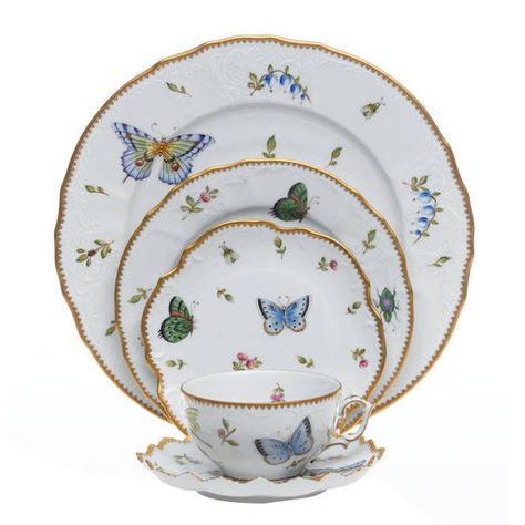 Anna Weatherley ‘Spring in Budapest’ | Hippity, hoppity holiday. We just can’t get enough china. We love fitting our china to every holiday by serving up classic, colorful, or mixed-and-matched china patterns that put our personality right onto the table. When Easter is around the corner, we especially love brainstorming a perfect new tablescape that’s fresh, light, and fitting for the festive occasion. Blooming floral patterns exude springtime, pretty pastel patterns fit the holiday, and Herend China, Anna Weatherley, Blue Willow China, Easter Egg Designs, China Dishes, Luxury Dinnerware, Crystals In The Home, Dinner Set, Hand Painted Flowers