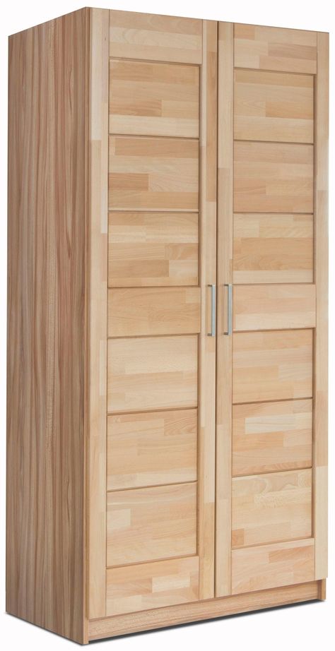 Contemporary Freestanding Natural Wardrobe Oak Solid Wo Tv Rack Design, Cabinet Door Designs, Wood Shoe Storage, Diy Bunk Bed, Cool Room Designs, Dressing Table Design, Woodworking Bed, Hardwood Doors, Bedroom Cupboard Designs