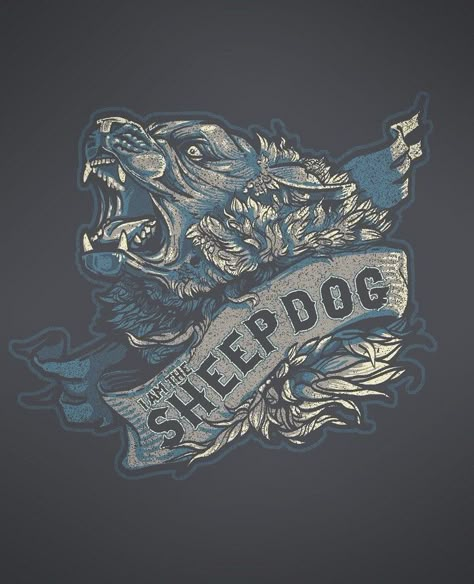 There are sheep, there are wolves, I am the sheepdog. Cop Tattoos, Law Enforcement Tattoos, Sheepdog Tattoo, Police Tattoo, Hunting Tattoos, Men Tattoos Arm Sleeve, Police Humor, Sheep Dog, Traditional Tattoo Sleeve