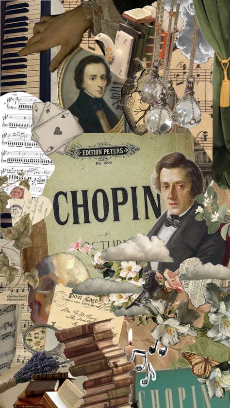 Chopin Wallpaper Keychain Diy Easy, Classical Music Poster, Classical Music Composers, Vintage Scrapbook Paper, Frédéric Chopin, Boyfriend Pranks Pictures, Classical Musicians, Violin Music, Simple Iphone Wallpaper