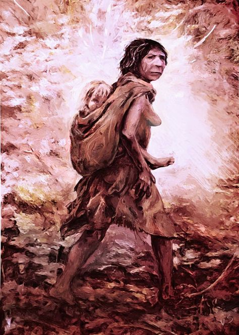 Neanderthal Character Design, Project Aesthetic, Heartbreak High, Human Evolution, Medicine Woman, Early Humans, Paleo Art, Ancient Times, Wild Animals