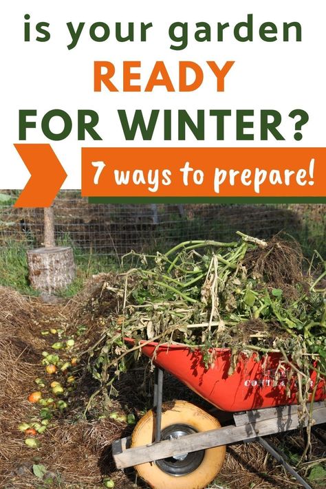 Winterizing your vegetable garden makes planting much easier in the spring! Get my 7 tips on how to prepare the garden for winter! Pole Bean Trellis, Garden Prep, Bean Trellis, Garden Prepping, Garden Mum, Gardening Planting, Vegetable Garden Diy, Texas Gardening, Types Of Vegetables