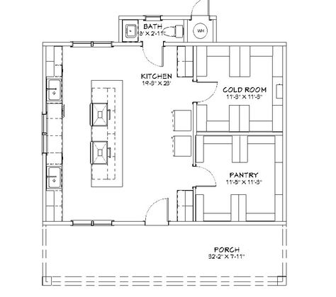 The Summer Kitchen - Homestead House Plans Farm Compound Layout, Kitchen Cold Room, Homestead House Layout, Cold Room Design, House Plan With Canning Kitchen, Homestead Floor Plans, Homestead Pantry Design, Off Grid House Plans Layout, Canning Kitchen Layout Floor Plans