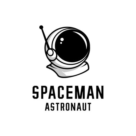 ASTRONAUT LOGO VECTOVECTOR Astronaut Icon, Astronaut Logo, Grill Logo, The Astronaut, Design Fonts, Brand Ideas, Cap Ideas, Marketing Logo, Logo Project