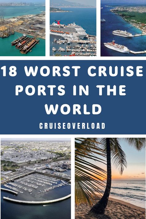 Have you had the misfortune of visiting the worst cruise ship ports?! These cruise ports are less than amazing and you may be best just staying on the cruise! Cruise Ports, Princess Cruise, Cruise Outfits, Cruise Port, Cruise Tips, Cruise Ships, Cruise Vacation, Cruise Ship, Travel Experience