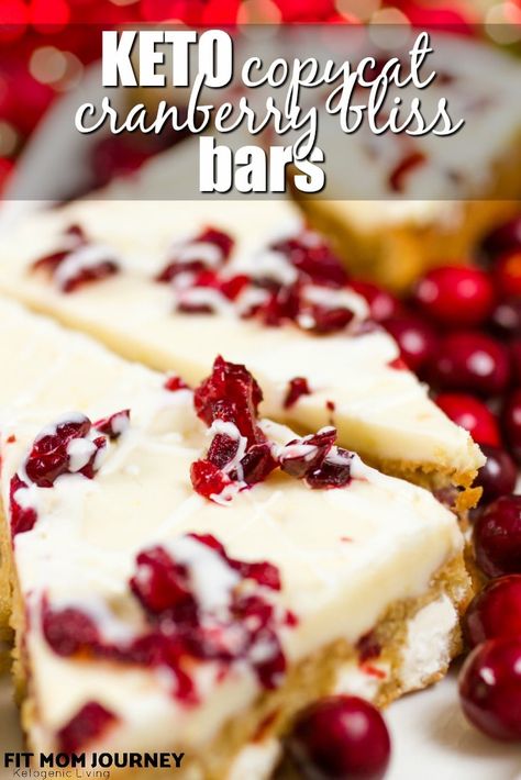 Copycat Cranberry Bliss Bars, Cranberry Bliss Bars Recipe, Keto Cream Cheese Pancakes, Keto Cranberry, Cranberry Bliss Bars Starbucks, Bliss Bars, Cranberry Bliss, Bliss Bar, Cranberry Bars