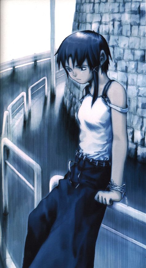 Lain Iwakura, Animecore Webcore, Serial Experiments Lain, Gothic Anime, Old Anime, Anime Wall Art, Manga Covers, Real Girls, An Anime