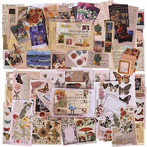 scrapbooking ideas and supplies Scrapbooking Alaska, Notebook Collage, Scrapbooking Retreats, Album Aesthetic, Scrapbook Organization, Junk Journal Supplies, Vintage Stickers, Christmas Ephemera, Journaling Kits